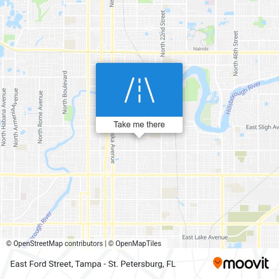 Mapa de East Ford Street