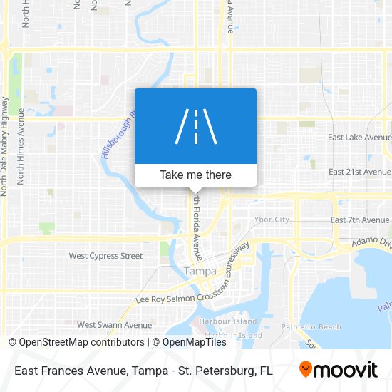 Mapa de East Frances Avenue