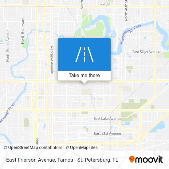 East Frierson Avenue map