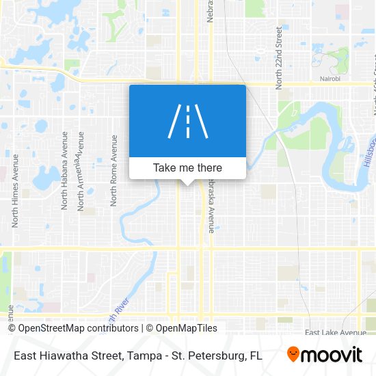 Mapa de East Hiawatha Street