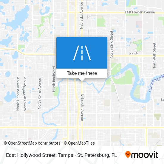 Mapa de East Hollywood Street