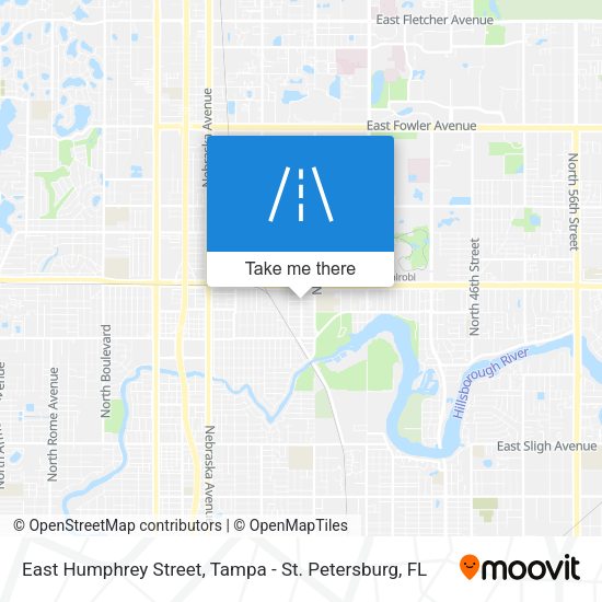 East Humphrey Street map