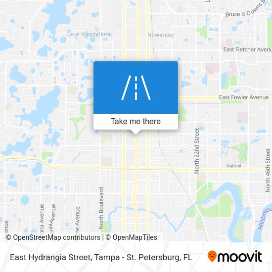 East Hydrangia Street map