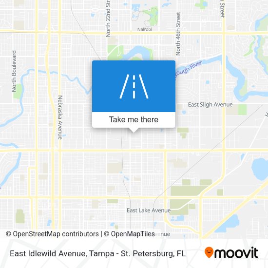 East Idlewild Avenue map