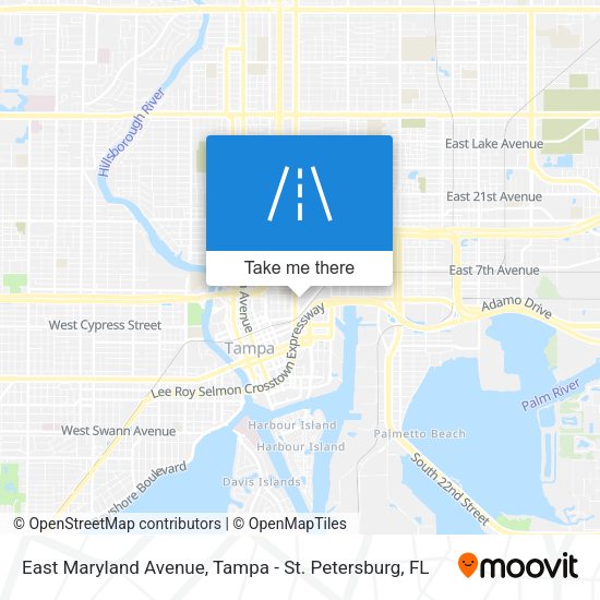 Mapa de East Maryland Avenue