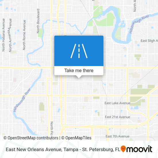 East New Orleans Avenue map