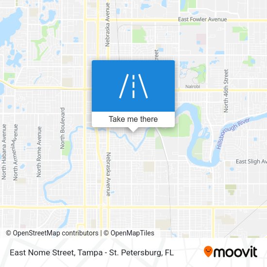 Mapa de East Nome Street