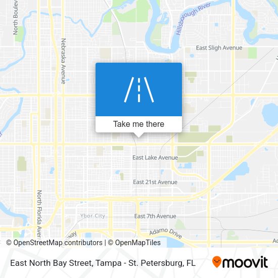 East North Bay Street map