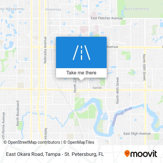 Mapa de East Okara Road