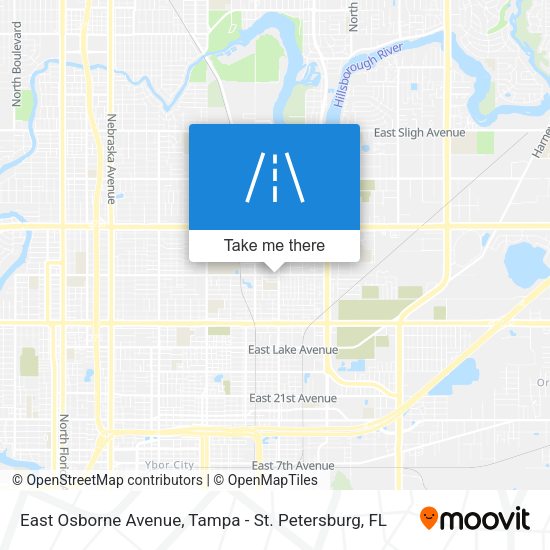 Mapa de East Osborne Avenue