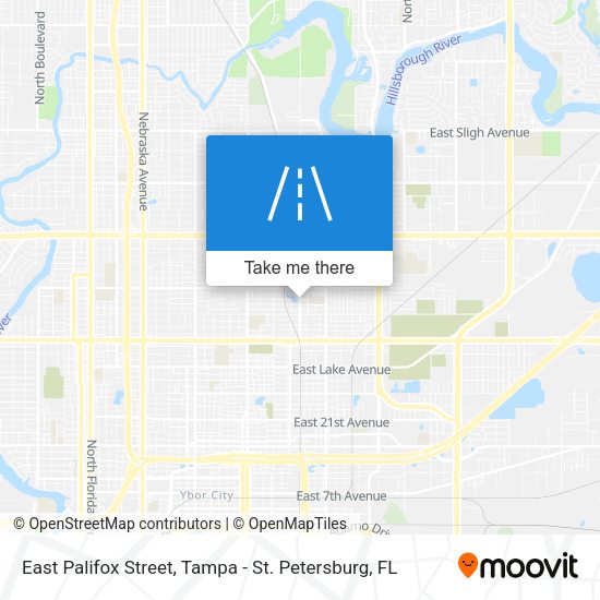 Mapa de East Palifox Street