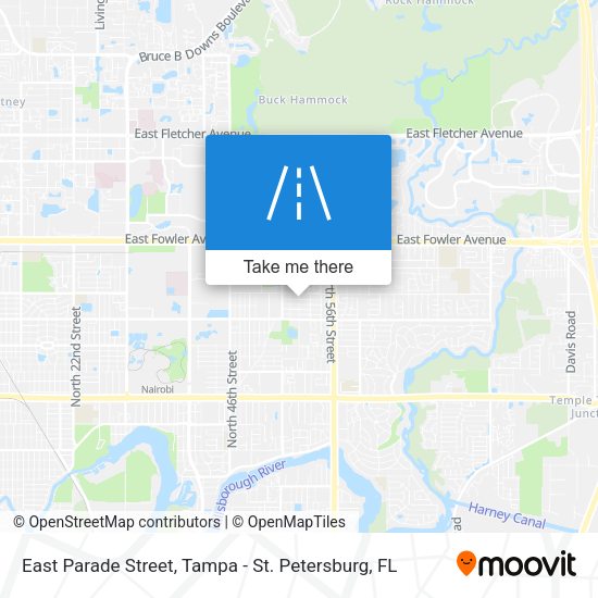 Mapa de East Parade Street
