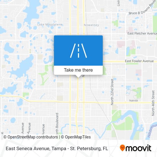 Mapa de East Seneca Avenue