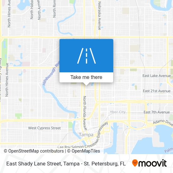 Mapa de East Shady Lane Street