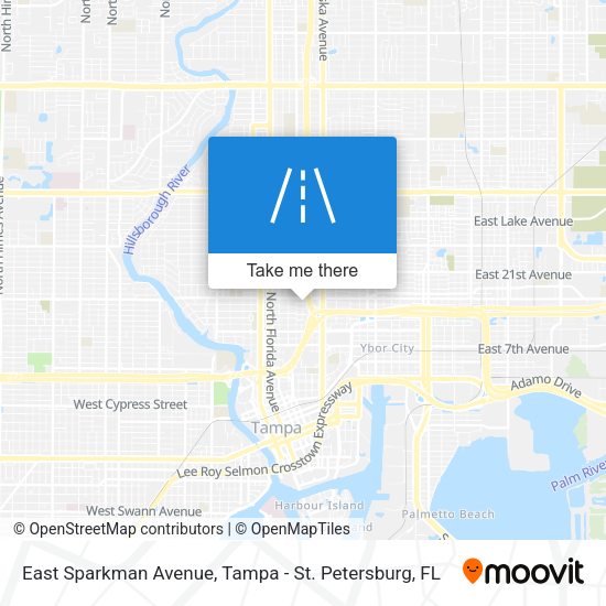 Mapa de East Sparkman Avenue