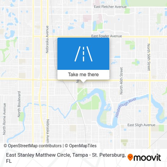 Mapa de East Stanley Matthew Circle