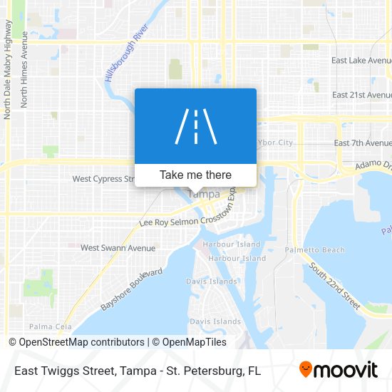 Mapa de East Twiggs Street