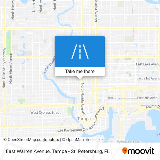 East Warren Avenue map