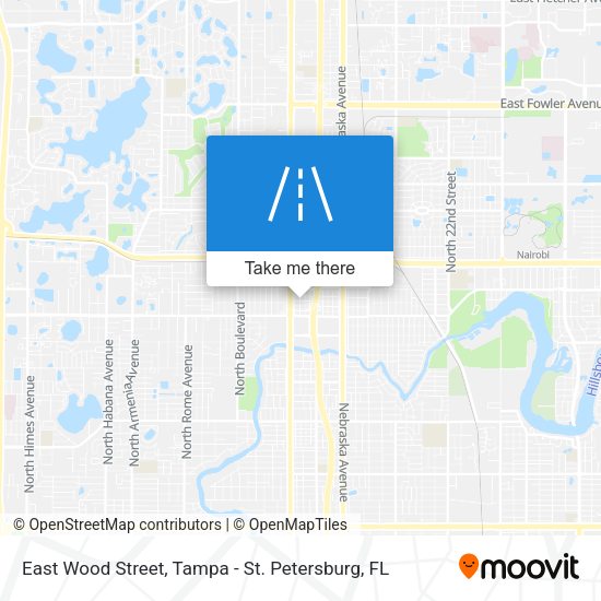 East Wood Street map