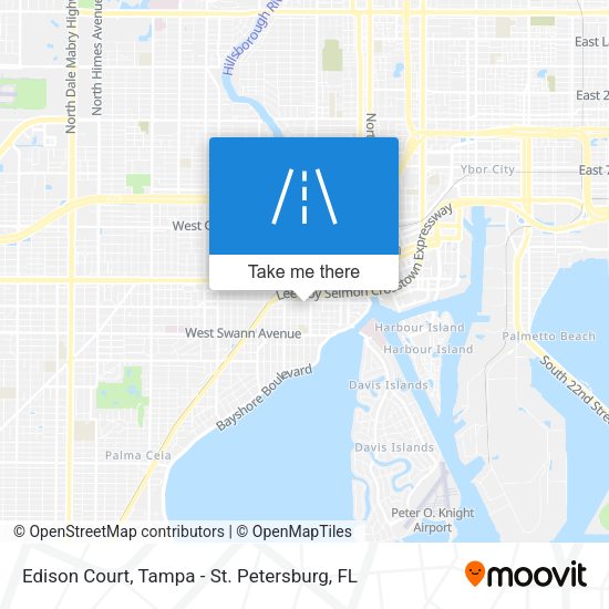 Mapa de Edison Court