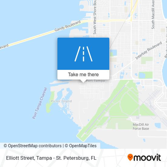 Elliott Street map