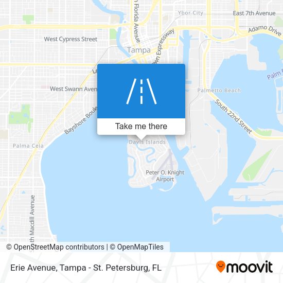 Mapa de Erie Avenue