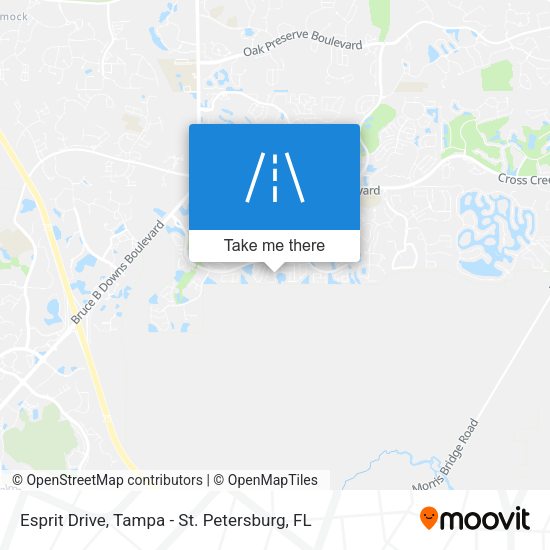 Esprit Drive map