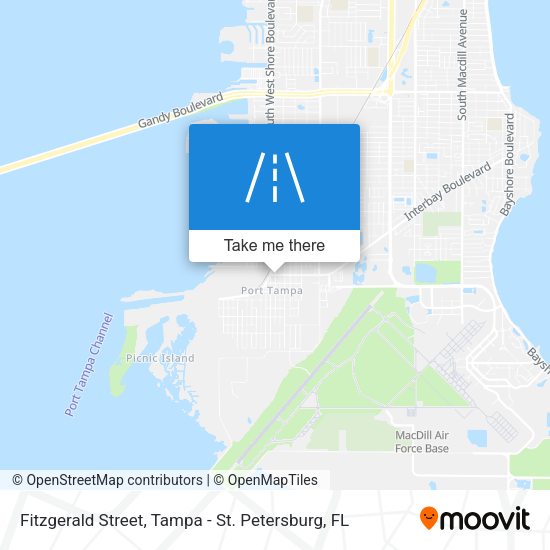 Fitzgerald Street map