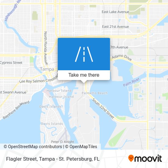 Flagler Street map