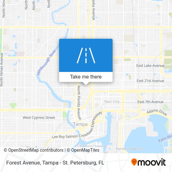 Forest Avenue map