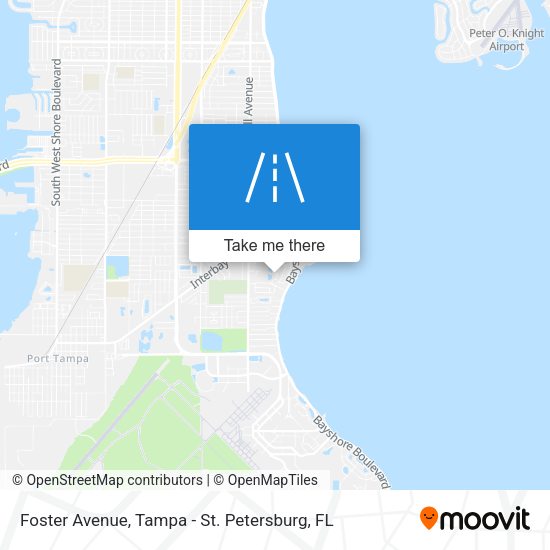 Foster Avenue map