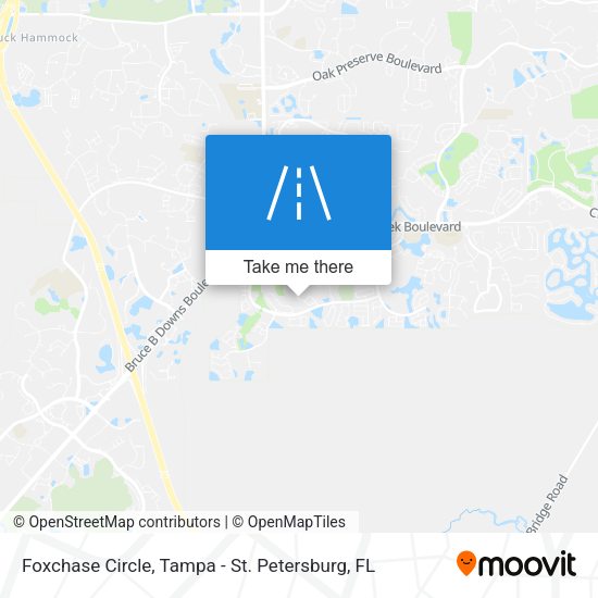 Foxchase Circle map