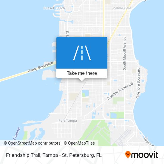 Friendship Trail map