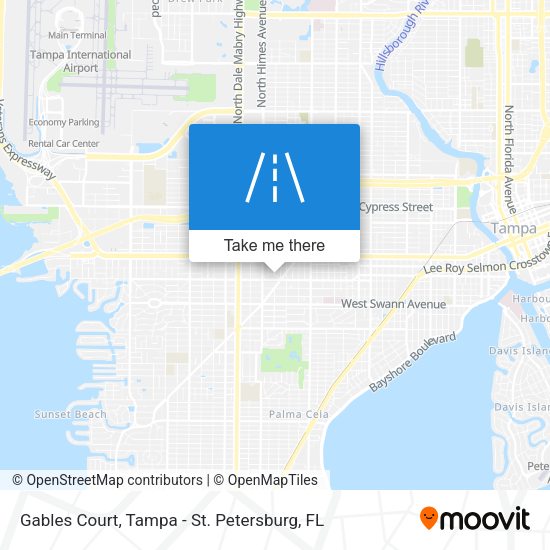 Gables Court map