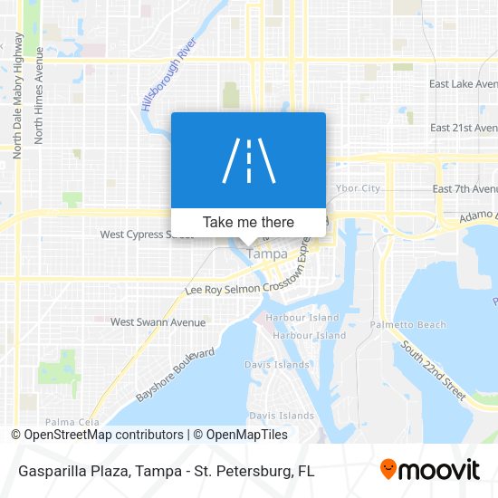 Mapa de Gasparilla Plaza