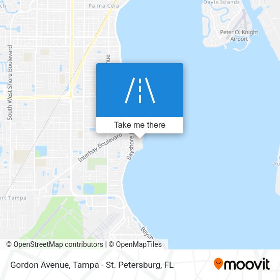 Gordon Avenue map