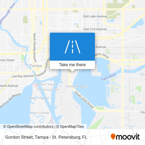 Gordon Street map