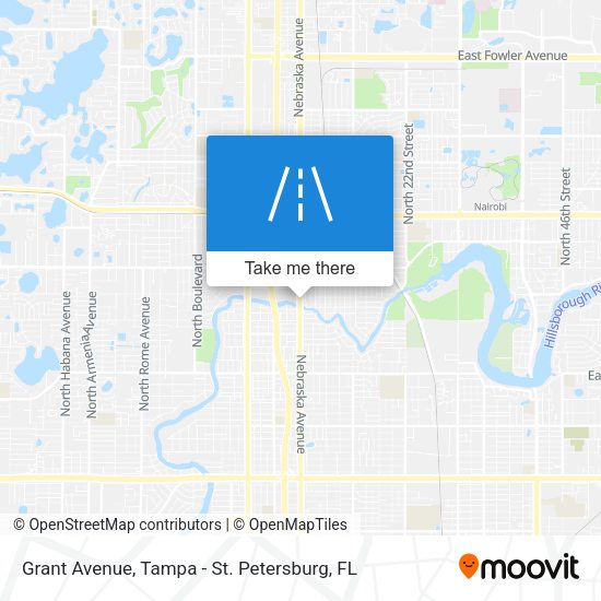 Grant Avenue map