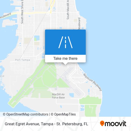 Mapa de Great Egret Avenue