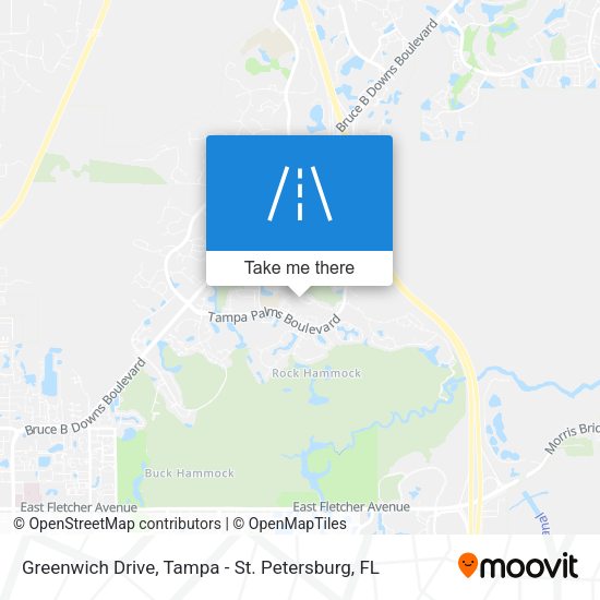 Greenwich Drive map