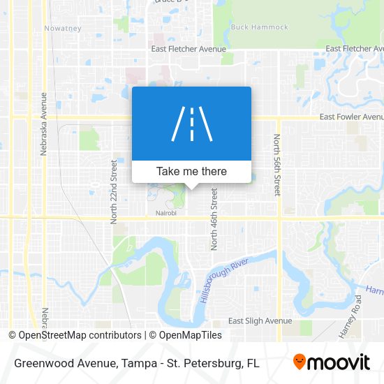 Mapa de Greenwood Avenue