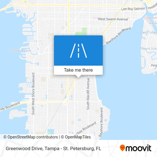 Greenwood Drive map