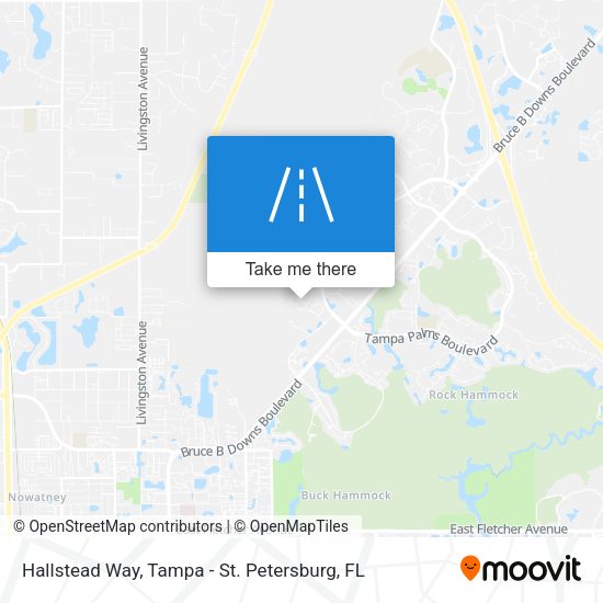 Hallstead Way map