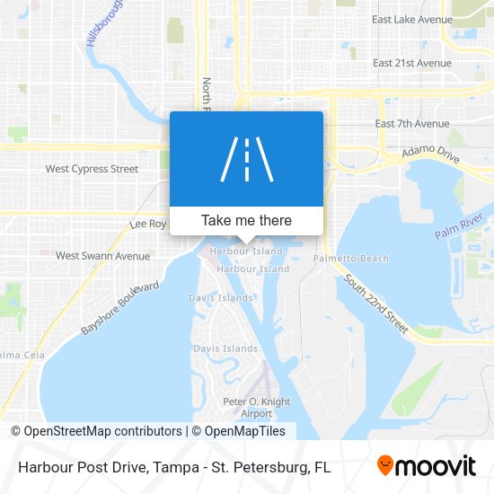 Harbour Post Drive map
