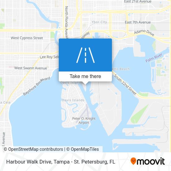 Harbour Walk Drive map