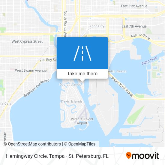 Mapa de Hemingway Circle