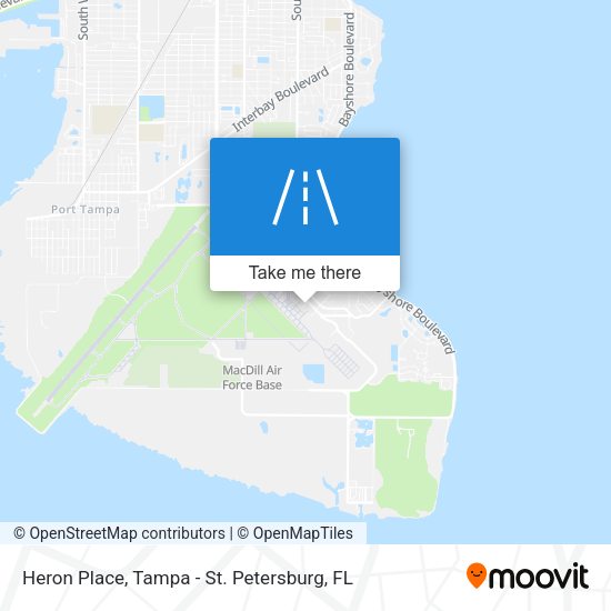 Heron Place map