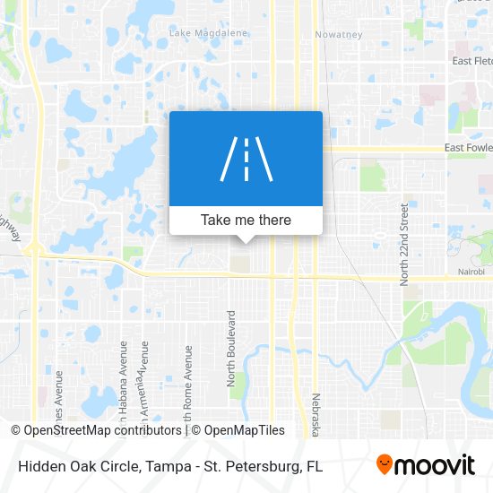 Hidden Oak Circle map