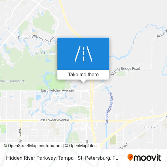 Hidden River Parkway map