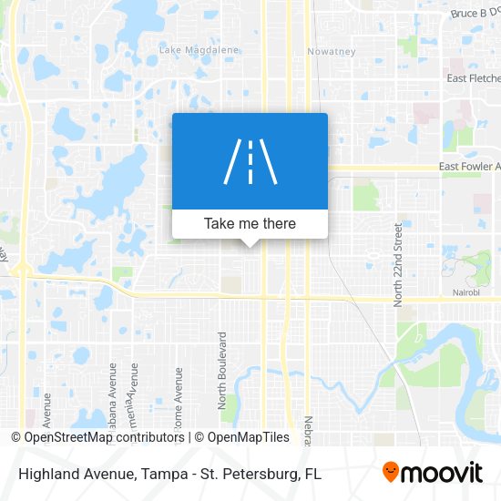 Mapa de Highland Avenue
